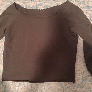 Three Dots cropped sweatshirt